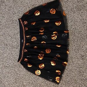 Girls Halloween Skirt